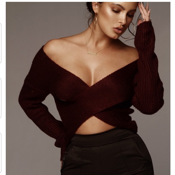 jluxlabel Sweaters - Jluxlabel NEW  WITH TAGS PLUM SWEATER TOP